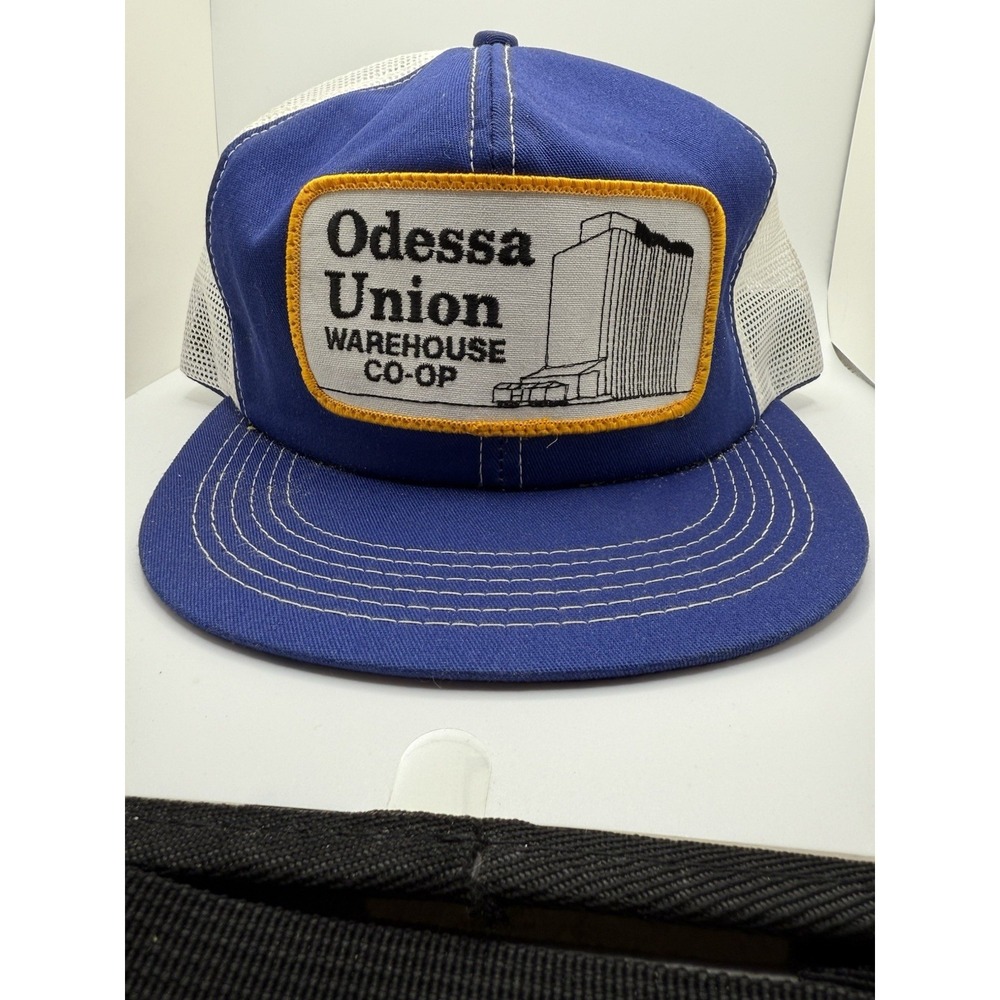 Vintage K Products Trucker Hat Odessa Union Warehouse Co-Op Made USA‎